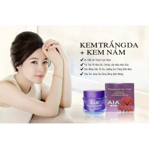 Kem dưỡng trắng da AIA nấm linh chi  20g
