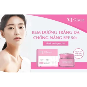 Kem VT Olwen Dưỡng Trắng Da Chống Nắng SPF 50+  25g