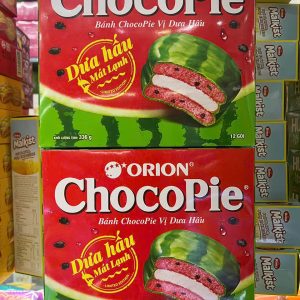 Bánh Chocopie vị dưa hấu - Hộp 336g (12gói * 28g)
