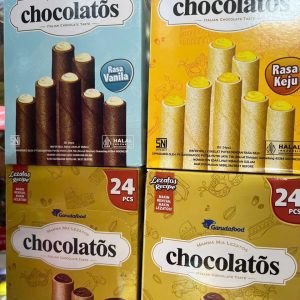 Bánh cuộn xốp hương vani, hương socola, hương phô mai - Hộp 336g (24 gói)