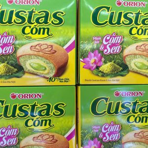 Bánh Custas cốm sen