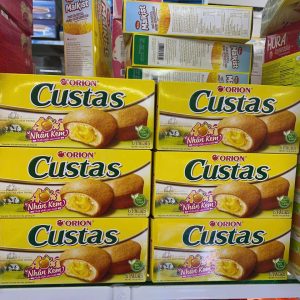 Bánh Custas kem trứng- Hộp 141g , 6 gói