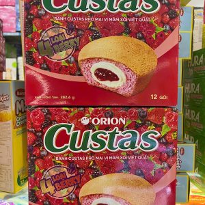 Bánh Custas phô mai vị mâm xôi việt quốc