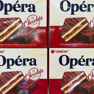 Bánh bông lan kiểu âu opera vị sô cô la hạt phỉ - Hộp 280g (10gói * 28g)