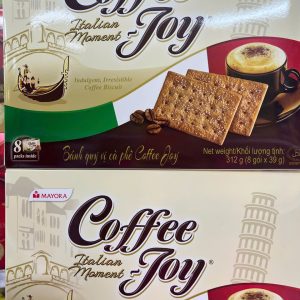 Bánh quy vị cà phê Coffee Joy - Hộp 312g  (8 gói)