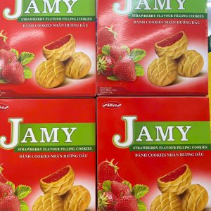 Bánh cookies nhân mứt hương dâu Jamy