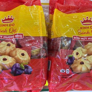 Bánh quy Kinh đô đính mứt hương nho - Bịch 450g (30 gói * 15g)