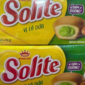 Bánh Solite vị lá dứa - Hộp 324g (18 gói)