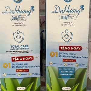 Dung dịch vệ sinh phụ nữ Dạ Hương Dailyfresh chăm sóc toàn diện - Chai 120ml