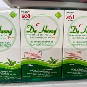 Dung dịch vệ sinh phụ nữ Dạ Hương - hương trà xanh- Chai 100ml