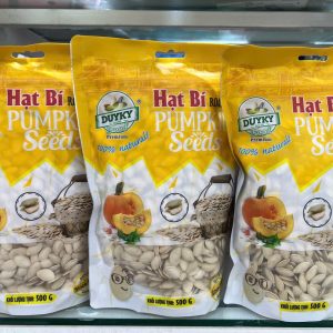 Hạt bí rang vị tự nhiên Duyky 500g