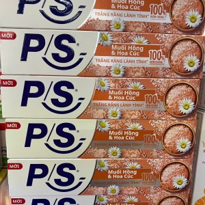 Kem đánh răng P/S muối hồng & hoa cúc trắng răng lành tính 180g