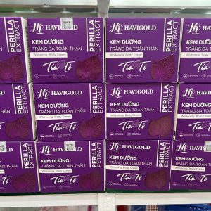 Kem dưỡng trắng da toàn thân Tía Tô 180g