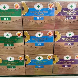 Combo kem Face& Serum Ngân Anh Gia Truyền Vip2 dưỡng trắng da chống nắng 25g