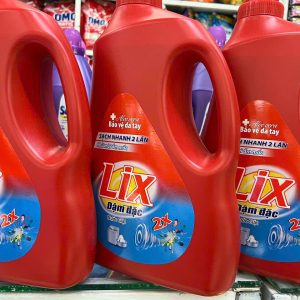 Nước giặt khử mùi ẩm mốc bảo vệ da tay Lix - 3,6kg