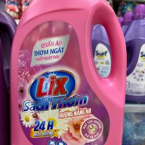 Nước giặt Lix sạch thơm hương nắng hạ - 3,3kg