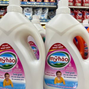 Nước giặt Mỹ Hảo mềm mại kháng khuẩn, cho da nhạy cảm 3,5kg