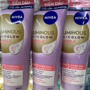 Sữa rửa mặt Nivea sạch sáng kiềm dầu - Chai 100g