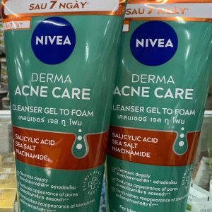 Sữa rửa mặt Nivea trị mụn thái - Chai 90ml