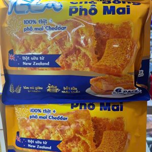 Bánh chà bông phô mai Yela - Bịch 282g ( 6gói * 47g)