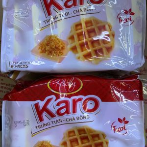 Bánh karo trứng tươi chà bông - bịch 156g