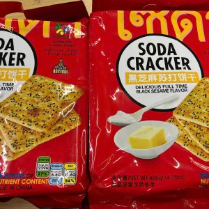 Bánh quy soda Cracker vị mè - Bì 400g
