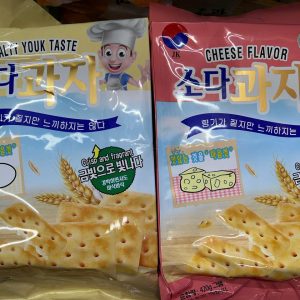 Bánh quy soda vị phô mai (hồng) - Bịch 420g