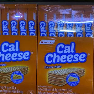 Bánh xốp kem phô mai Cal Cheese - Hộp 153g (18 thanh * 8,5g )