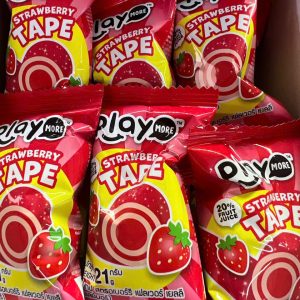 Kẹo dẻo cuộn Playmore vị dâu