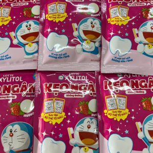 Kẹo ngậm không đường Lotte Xylitol hương dâu dành cho trẻ em