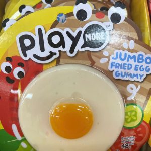 Kẹo dẻo hình trứng chiên Jumbo Playmore - Trọng lượng 48g