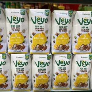 Sữa 5 loại hạt vị cam 180ml - lốc