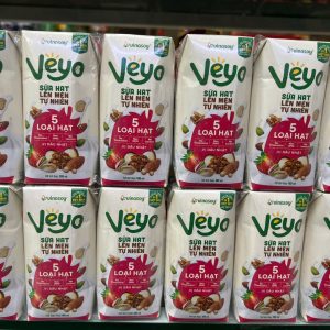 Sữa 5 loại hạt vị dâu 180ml - lốc