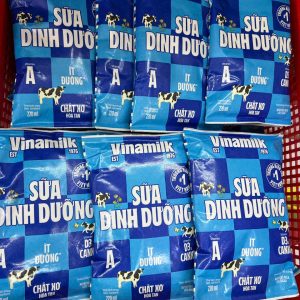 Sữa bịch Vinamilk dinh dưỡng ít đường 220ml - thùng