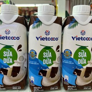 Sữa dừa socola Vietcoco 330ml - chai