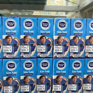 Sữa tươi không đường dutch lady 180ml - lốc