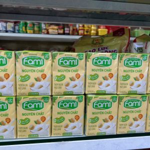 Sữa fami nguyên chất ít đường 200ml - lốc