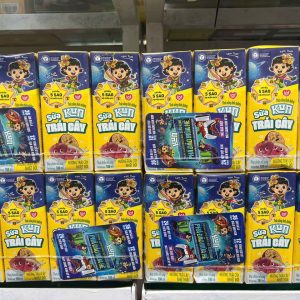 Sữa trái cây kun vị trái cây nhiệt đới 180ml - thùng