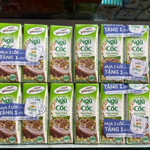 Sữa ngũ cốc dinh dưỡng ít đường 180ml - lốc