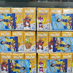 Sữa nuvi sữa tươi có thạch vị chuối 110ml - lốc