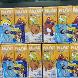 Sữa nuvi sữa tươi có thạch vị chuối 170ml - lốc