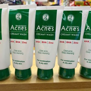 Sữa rửa mặt Acnes ngừa mụn phù hợp cho làn da nhờn - Chai 50g