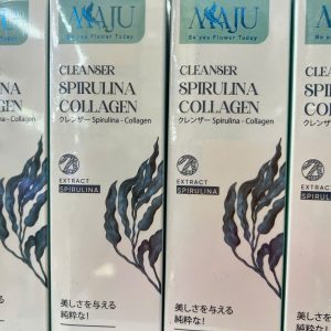 Sữa rửa mặt spirulina collagen Maju - Chai 100ml