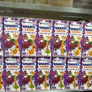 Sữa trái cây smarta grow 180 ml vị nho - lốc