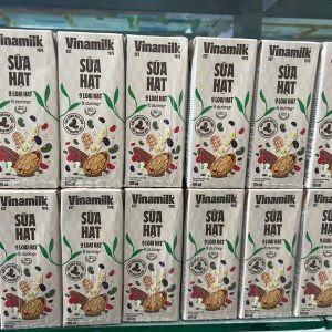 Sữa vinamilk 9 loại hạt ít đường 180 ml - thùng (6 lốc)