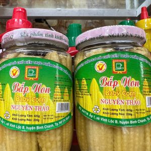 Bắp non nguyên trái nguyên thảo - hủ 425g
