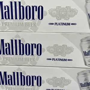 Bia mallboro lon lùn 330ml - thùng 24 lon