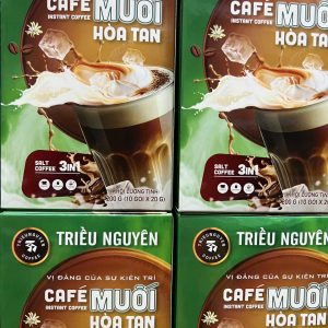 Cà phê muối hoà tan Triều Nguyên - Hộp 200g ( 10gói * 20g )