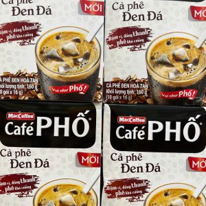 Cà phê phố đen đá - Hộp 160g ( 10goi* 16g)