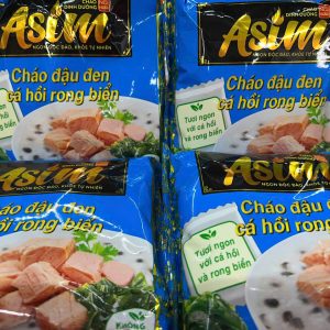 Cháo Asim đậu đen cá hồi rong biển - gói